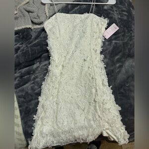 Target White Floral Lace Mini Dress